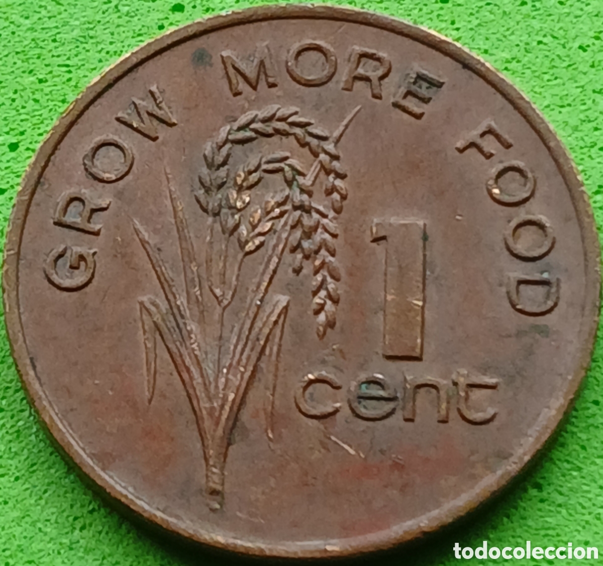 Monedas antiguas de Ocean&iacute;a: Fiji 1 cent 1977 km#39 FAO