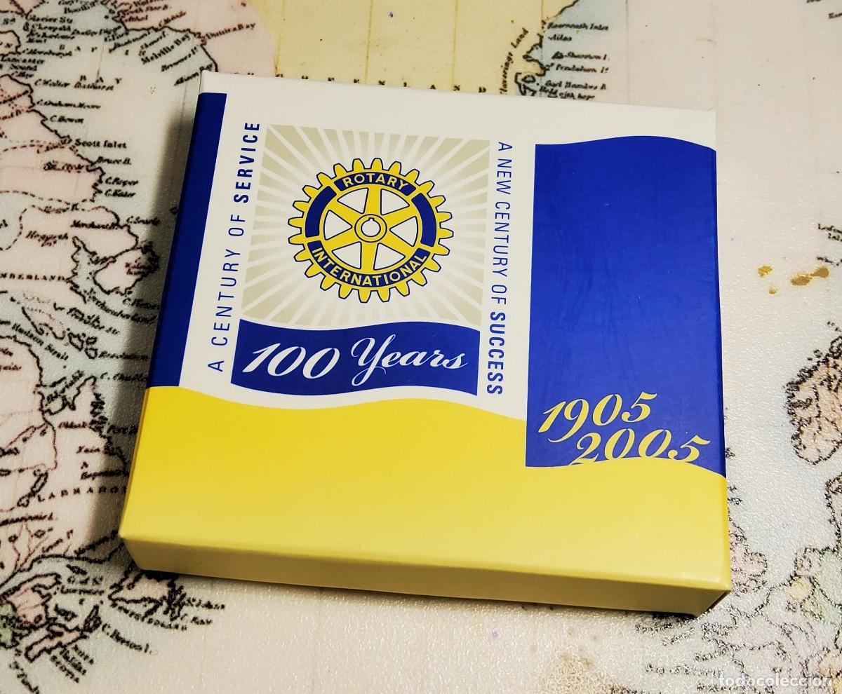 Monedas antiguas de Ocean&iacute;a: ROTARY.1 D&Oacute;LAR PLATA y ESMALTES DE AUSTRALIA DEL 2025.PROOF.1 ONZA PLATA DE LEY 9999.