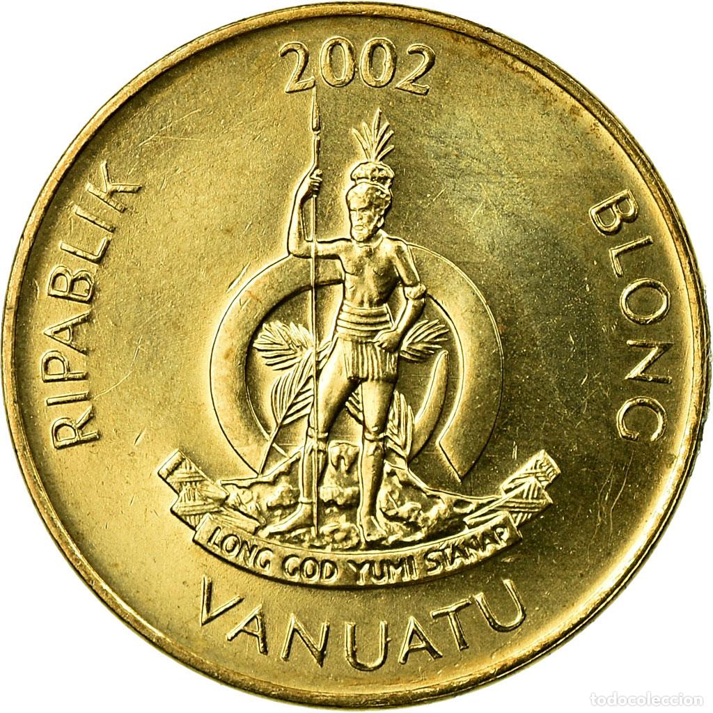 Monete antiche di Oceania: [#721109] Moneda, Vanuatu, Vatu, 2002, British Royal Mint, MBC, N&iacute;quel - lat&oacute;n, KM:3