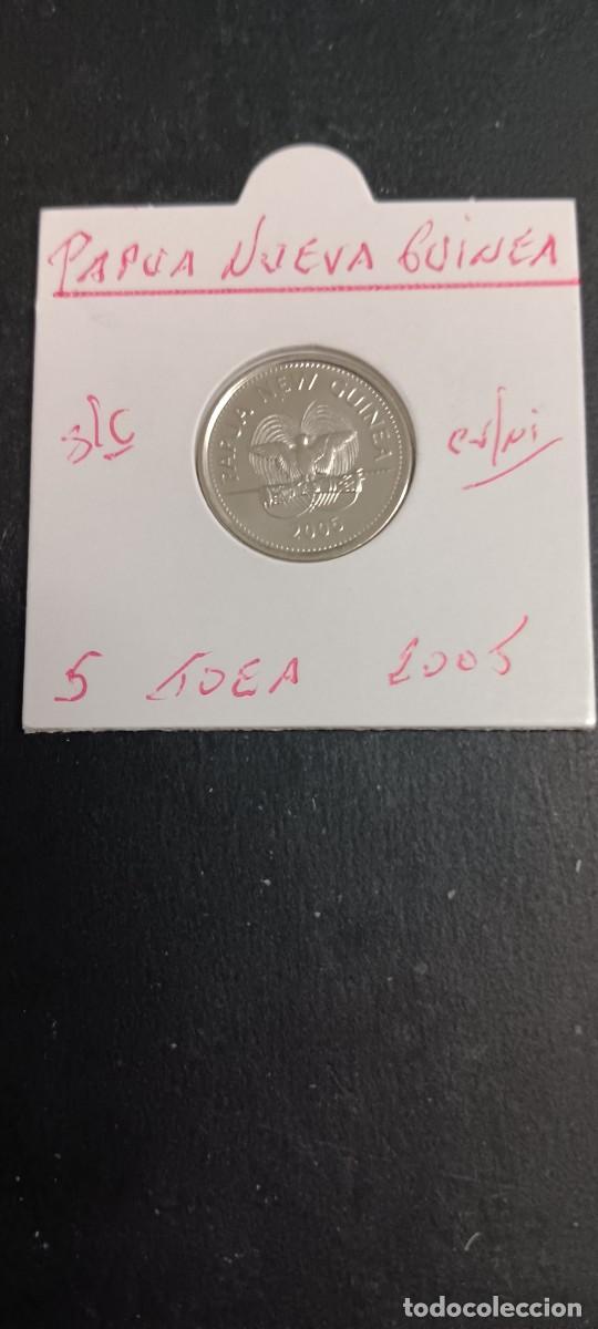 Monedas antiguas de Ocean&iacute;a: PAPUA NUEVA GUINEA 5 TOEA 2005 S/C KM=3a (CUPRONIQUEL)