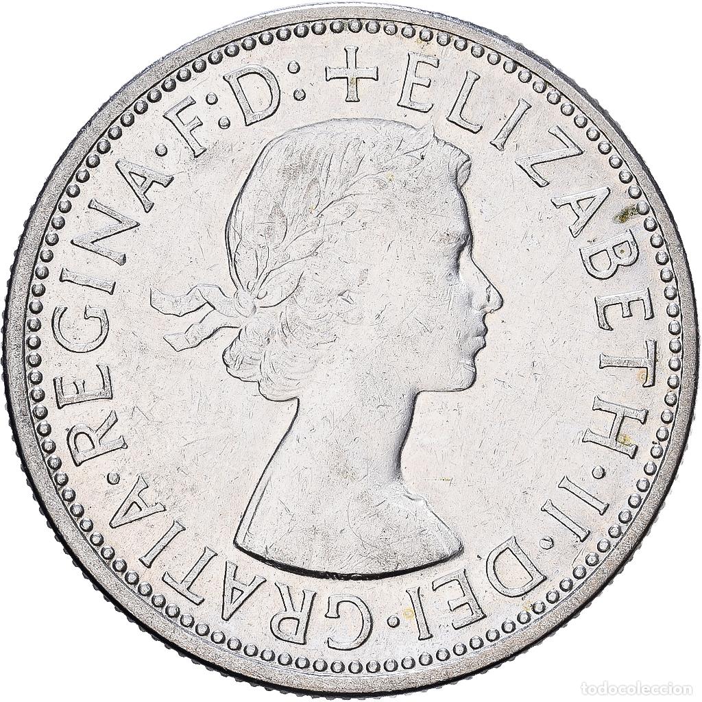 Monedas antiguas de Ocean&iacute;a: [#1540136] Australia, Elizabeth II, Florin, 1954, Melbourne, Plata, MBC, KM:55