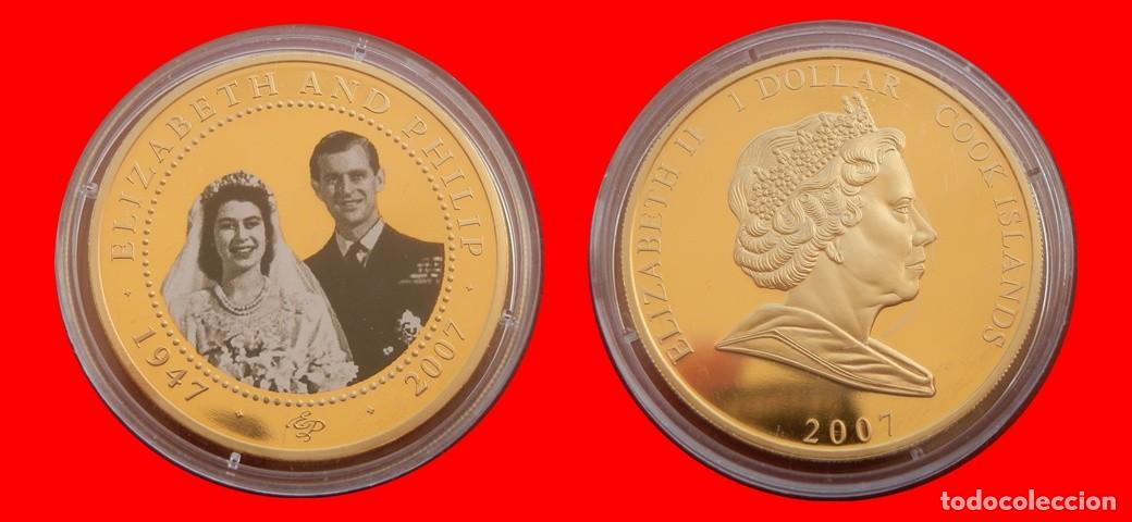 Monedas antiguas de Ocean&iacute;a: 1 DOLAR 2007 SERIE ORO SIN CIRCULAR ISLAS COOK-9365SC