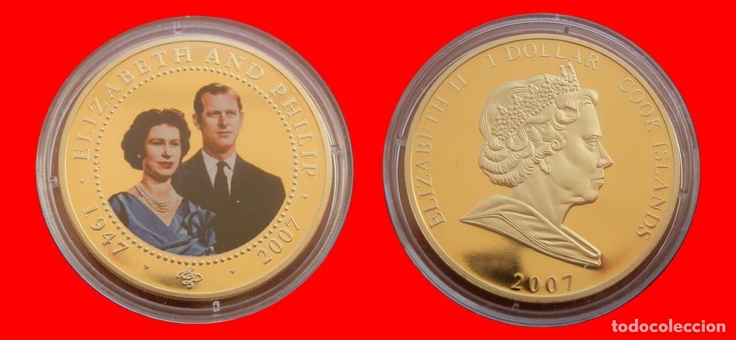 Monedas antiguas de Ocean&iacute;a: 1 DOLAR 2007 SERIE ORO SIN CIRCULAR ISLAS COOK-9366SC