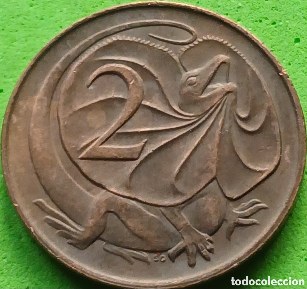Monedas antiguas de Ocean&iacute;a: Australia 2 cents 1966 km#63