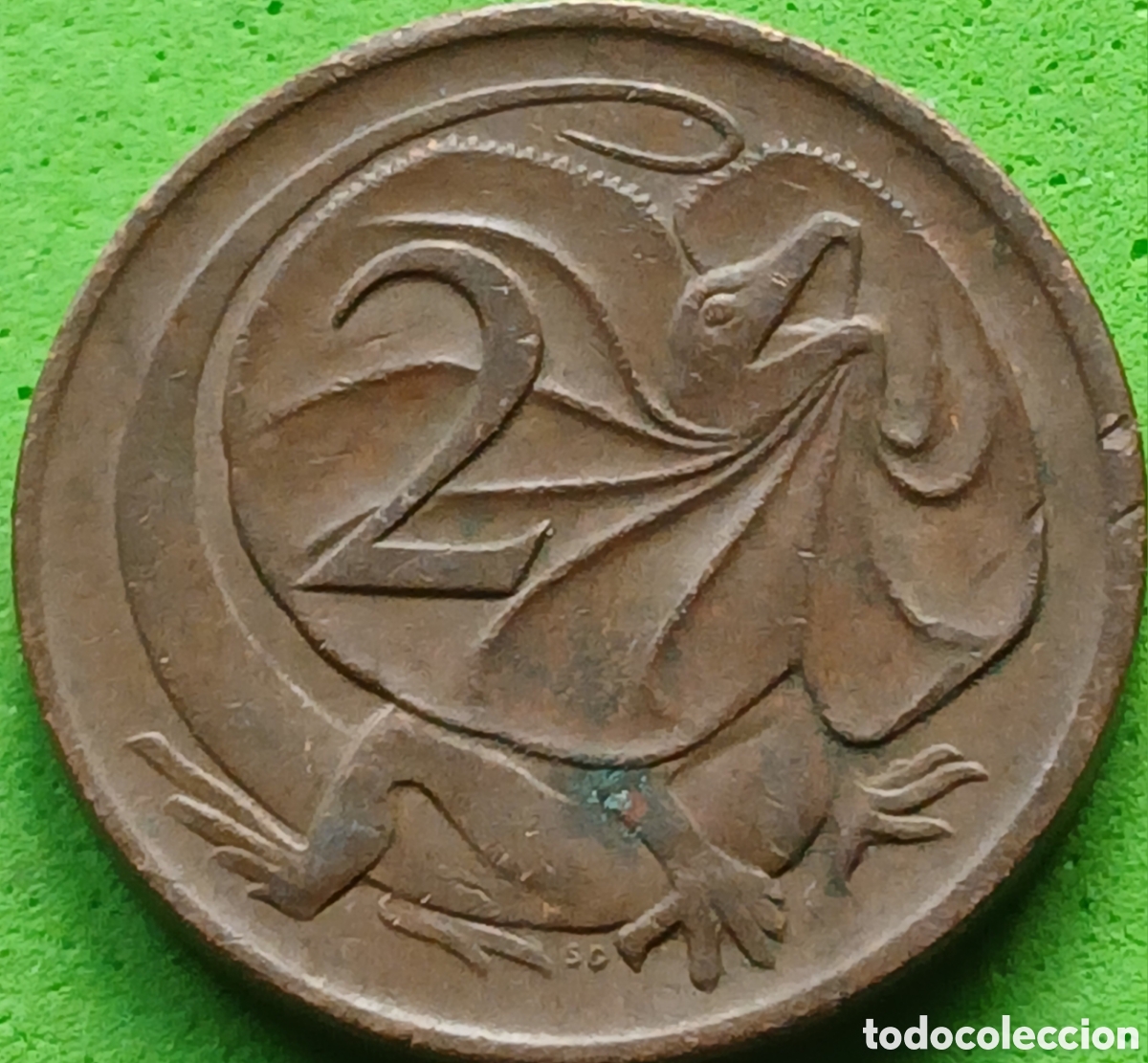 Monedas antiguas de Ocean&iacute;a: Australia 2 cents 1973 km#63