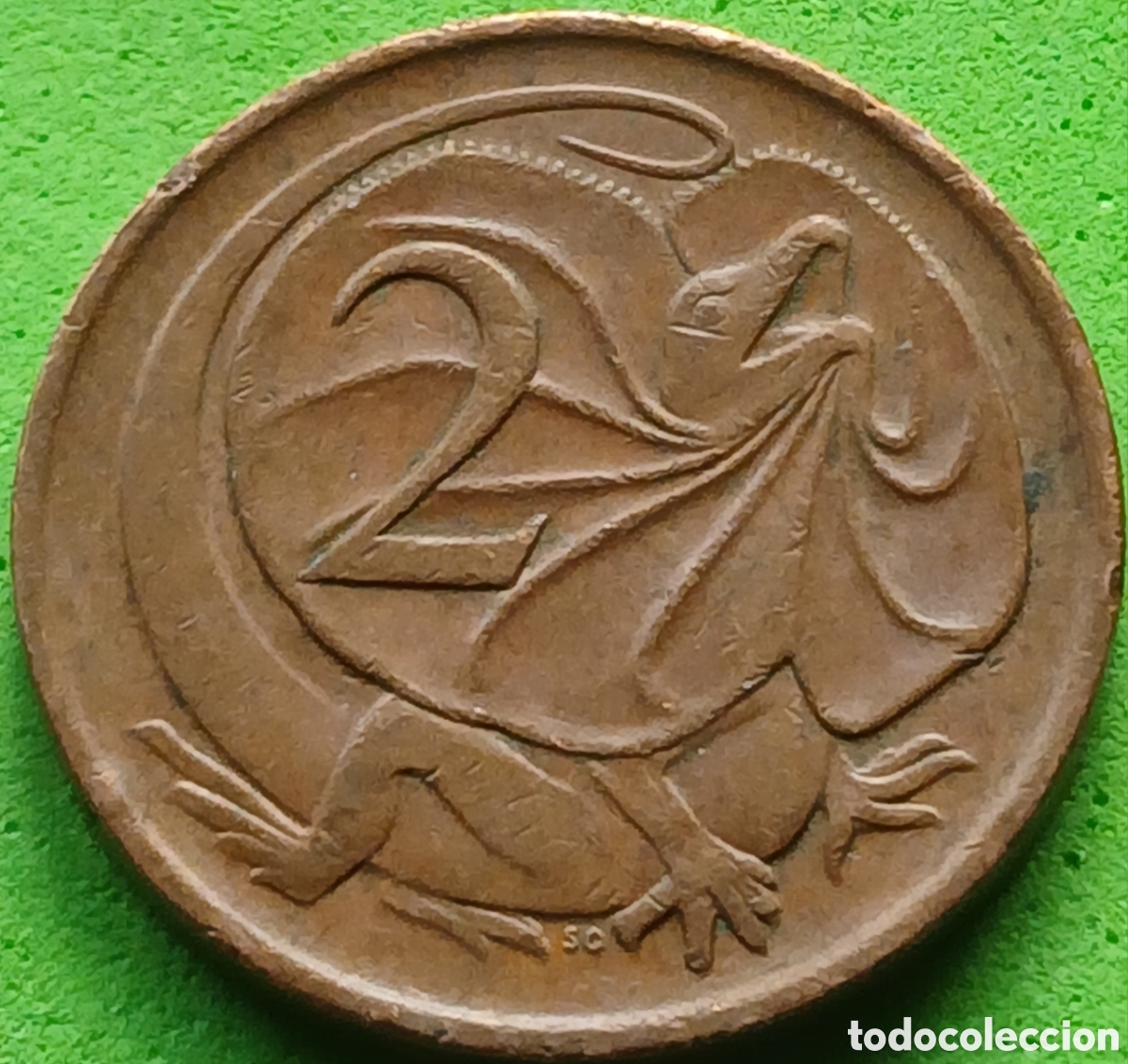 Monedas antiguas de Ocean&iacute;a: Australia 2 cents 1974 km#63