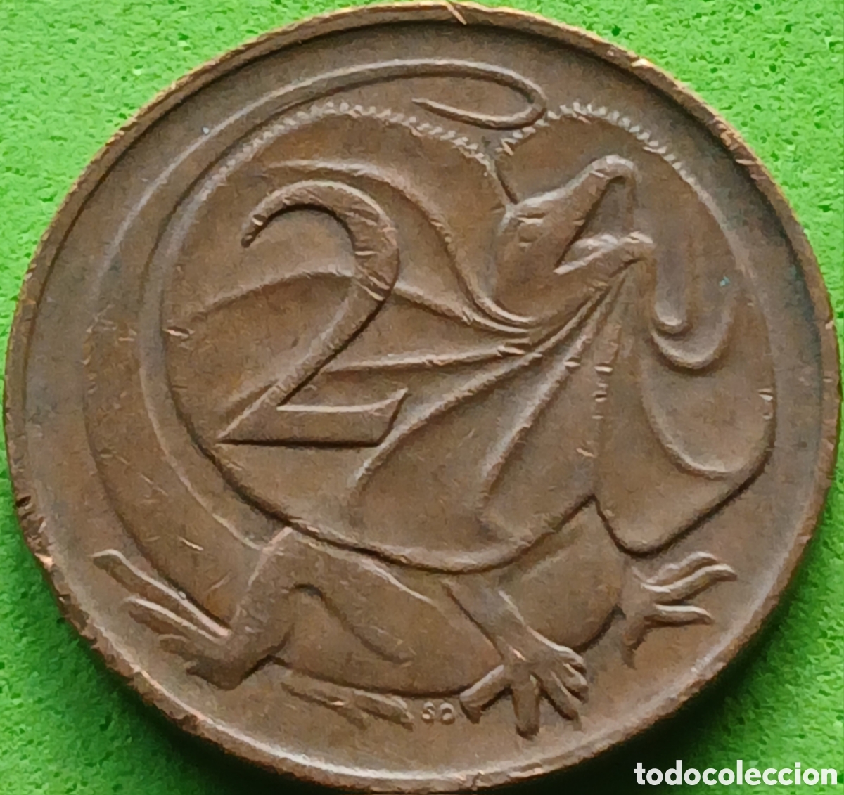 Monedas antiguas de Ocean&iacute;a: Australia 2 cents 1977 km#63
