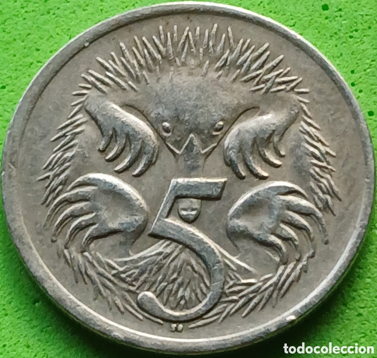 Monedas antiguas de Ocean&iacute;a: Australia 5 cents 1970 km#64