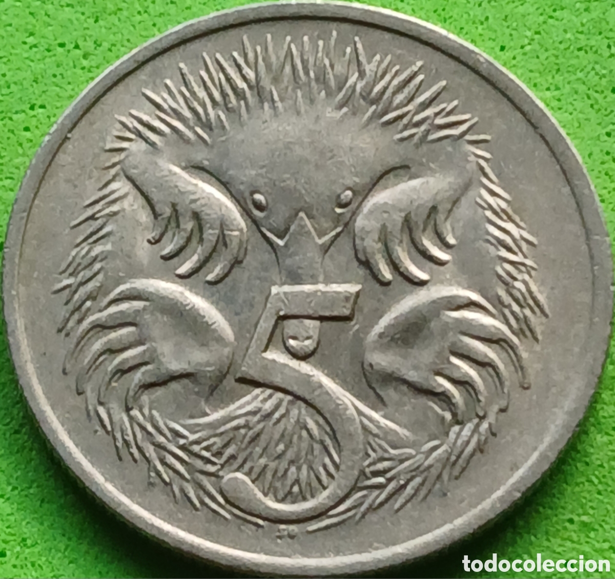 Monedas antiguas de Ocean&iacute;a: Australia 5 cents 1977 km#64
