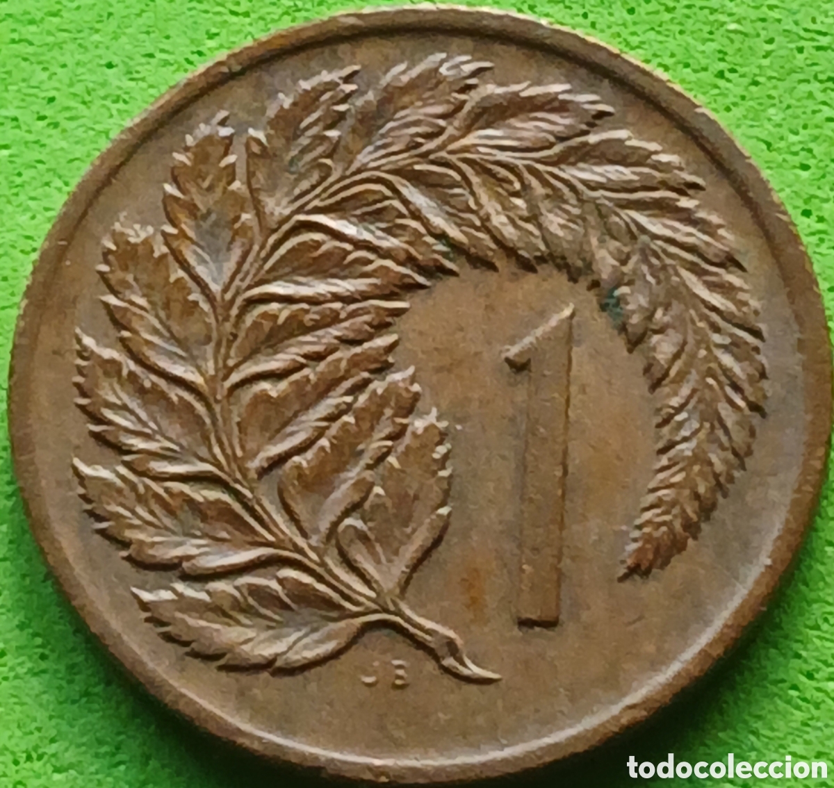 Monedas antiguas de Ocean&iacute;a: Nueva Zelanda 1 cent 1973 km#31