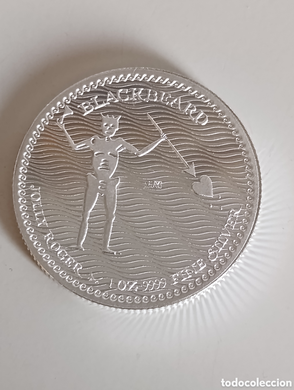Monedas antiguas de Ocean&iacute;a: Niue. 2 Dollars 2023 1oz $2 NZD Niue Blackbeard - Jolly Roger Series Silver Coin BU