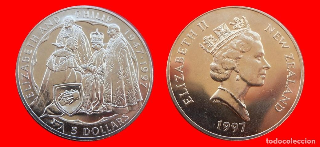 Monedas antiguas de Ocean&iacute;a: 5 DOLARES 1997 SIN CIRCULAR NUEVA ZELANDA-9413SC