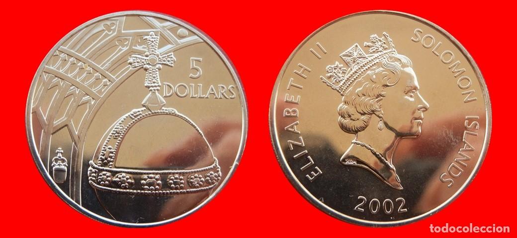 Monedas antiguas de Ocean&iacute;a: 5 DOLARES 2002 SIN CIRCULAR ISLAS SALOMON SOLOMON-9415SC