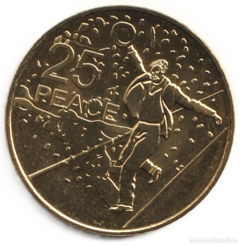 Monedas antiguas de Ocean&iacute;a: Australia 25 centavos, Paz 2016, UC# 134