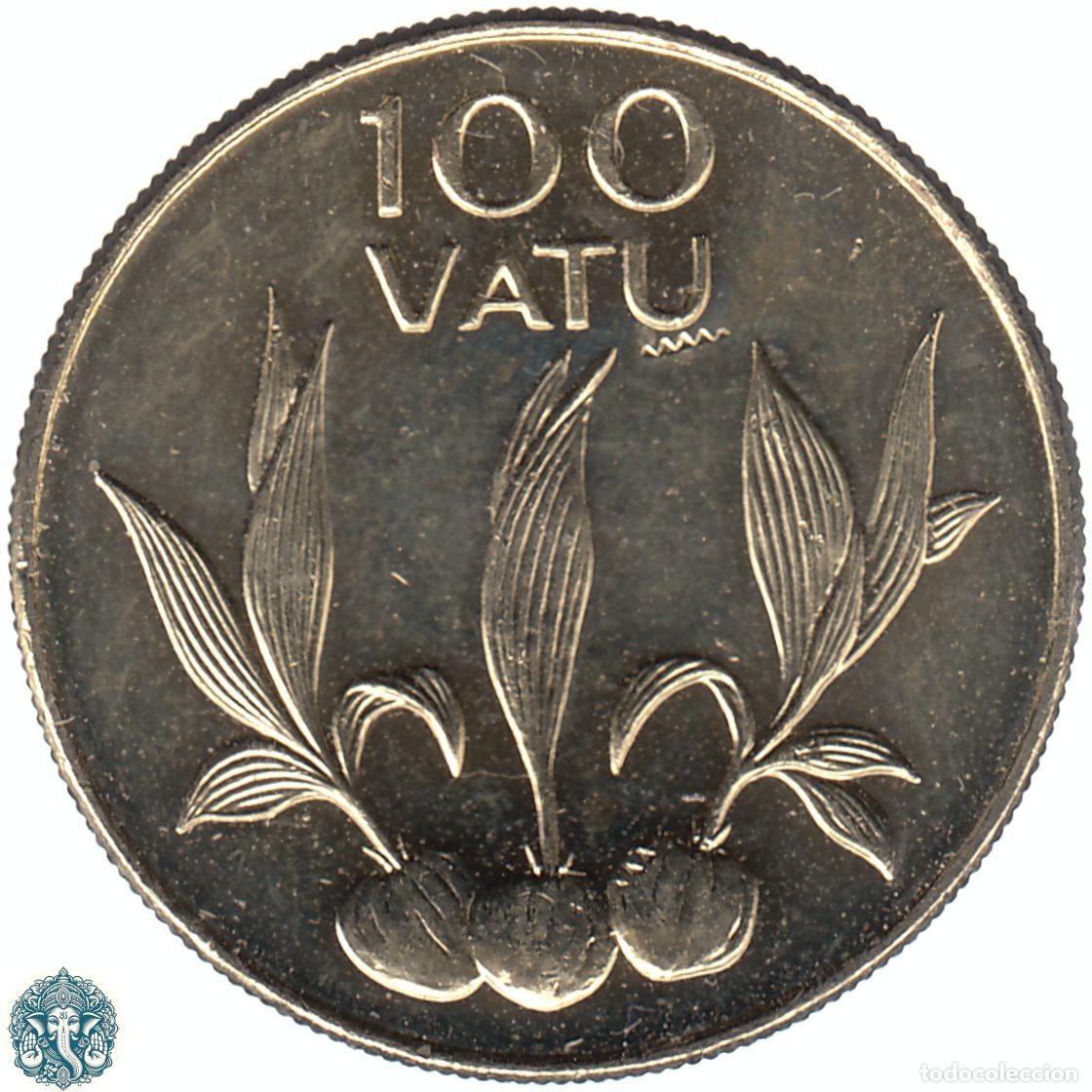 Monedas antiguas de Ocean&iacute;a: VANUATU 100 Vatu 2008 KM#9