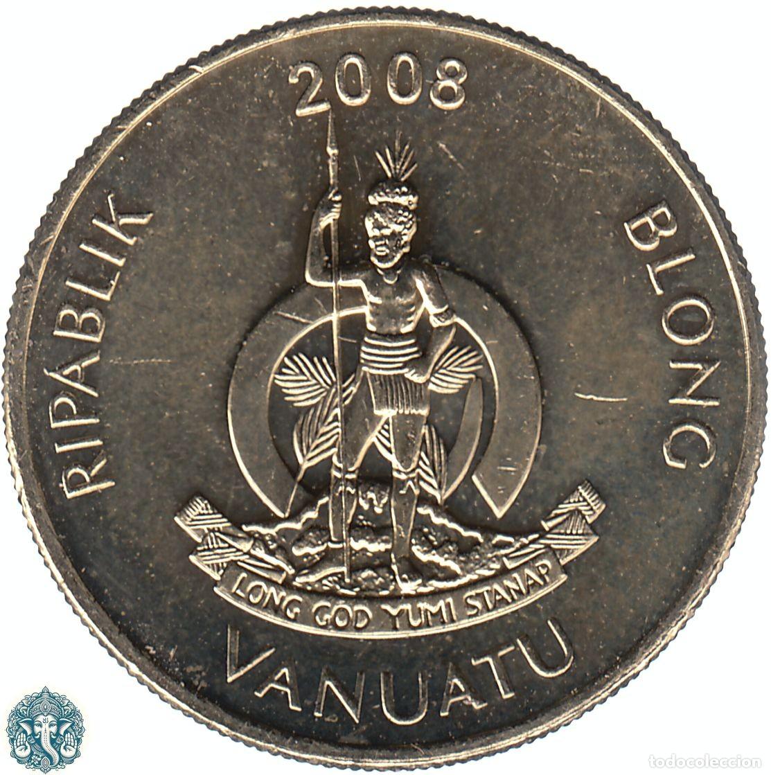 Monedas antiguas de Ocean&iacute;a: VANUATU 100 Vatu 2008 KM#9 - Foto 2