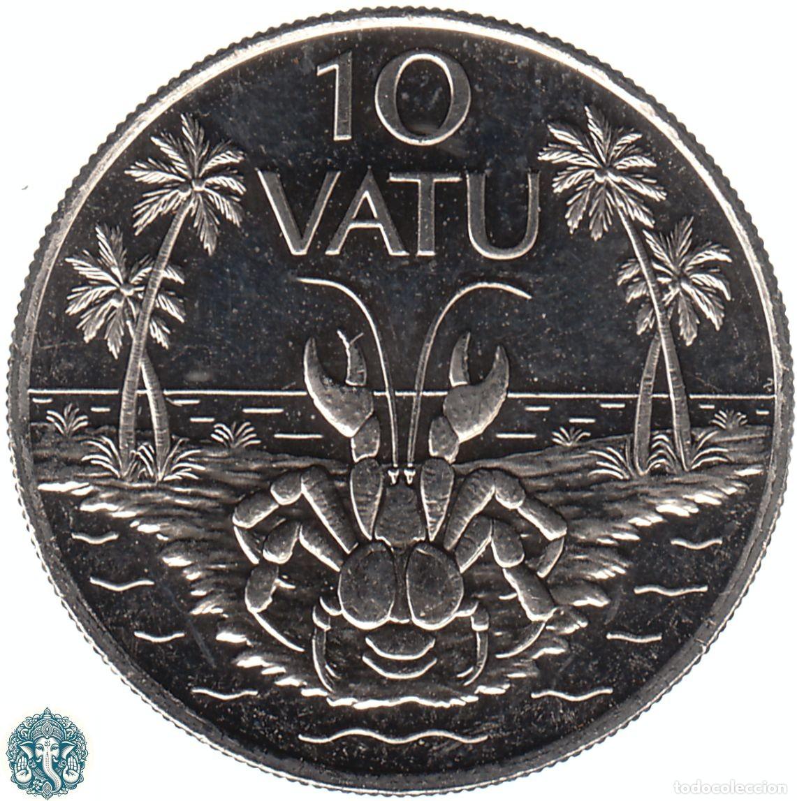 Monedas antiguas de Ocean&iacute;a: VANUATU 10 Vatu 2009 KM#6