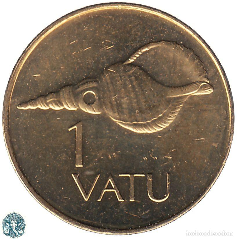 Monedas antiguas de Ocean&iacute;a: VANUATU 1 Vatu 2002 KM#3