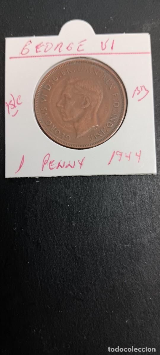Monedas antiguas de Ocean&iacute;a: AUSTRALIA 1 PENNY 1944 BC KM=36 (BRONCE)GEORGE VI