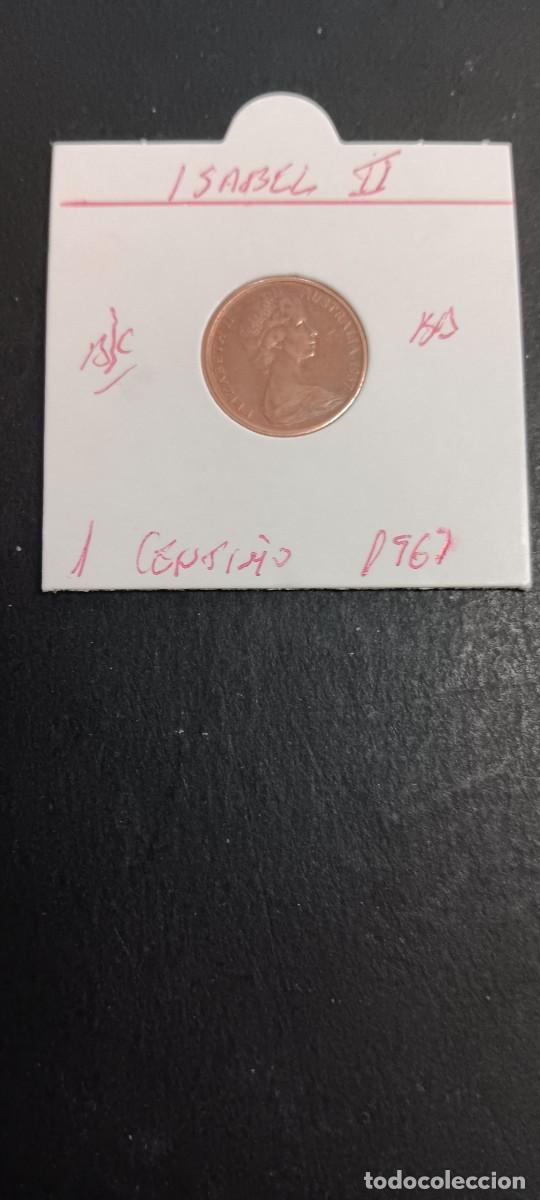 Monedas antiguas de Ocean&iacute;a: AUSTRALIA 1 CENTIMO 1967 BC KM=62 (BRONCE) ISABEL II