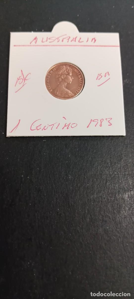 Monedas antiguas de Ocean&iacute;a: AUSTRALIA 1 CENTIMO 1983 BC KM=62 (BRONCE) ISABEL II