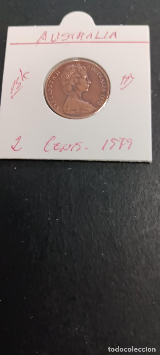 Monedas antiguas de Ocean&iacute;a: AUSTRALIA 2 CENTIMOS 1979 BC KM=63 (BRONCE) ISABEL II