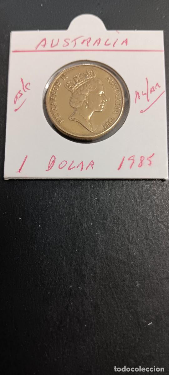 Monedas antiguas de Ocean&iacute;a: AUSTRALIA 1 DOLAR 1985 BC KM=84 (ALUMINIO-BRONCE) ISABEL II