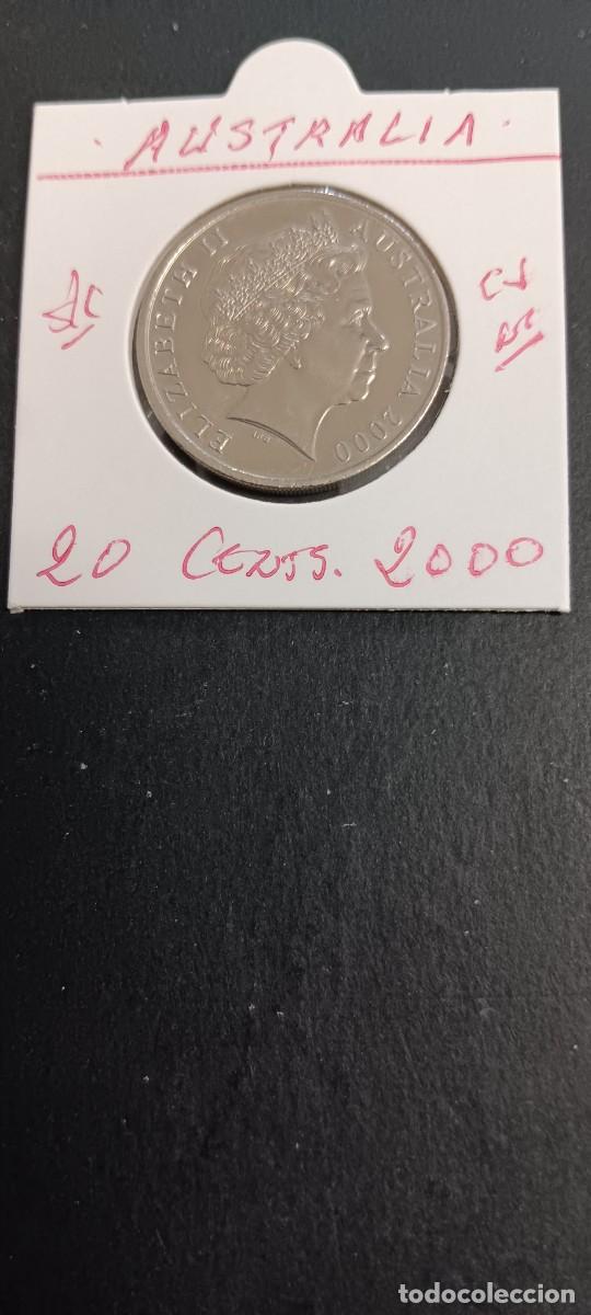 Monedas antiguas de Ocean&iacute;a: AUSTRALIA 20 CENTIMOS 2000 MBC KM=403(CUPROIQUEL) ISABEL II