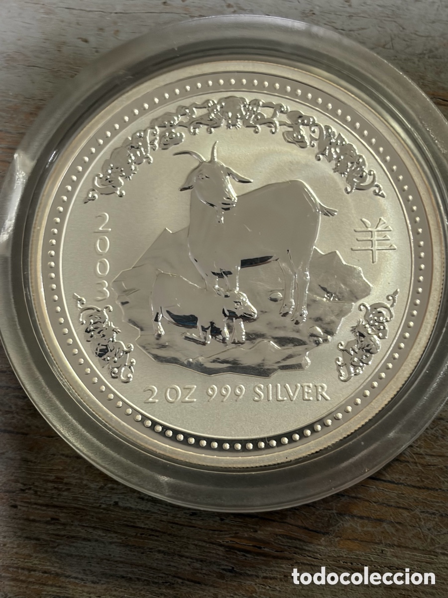 Monedas antiguas de Ocean&iacute;a: 2 DOLLARS DE AUSTRALIA ELISHABET II 2 ONZAS DE PLATA 0,999 PROOF