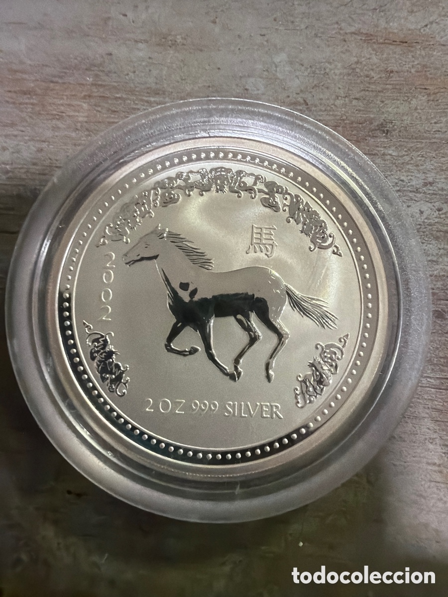 Monedas antiguas de Ocean&iacute;a: 2 DOLLARS DE AUSTRALIA ELISHABET II 2 ONZAS DE PLATA 0,999 PROOF