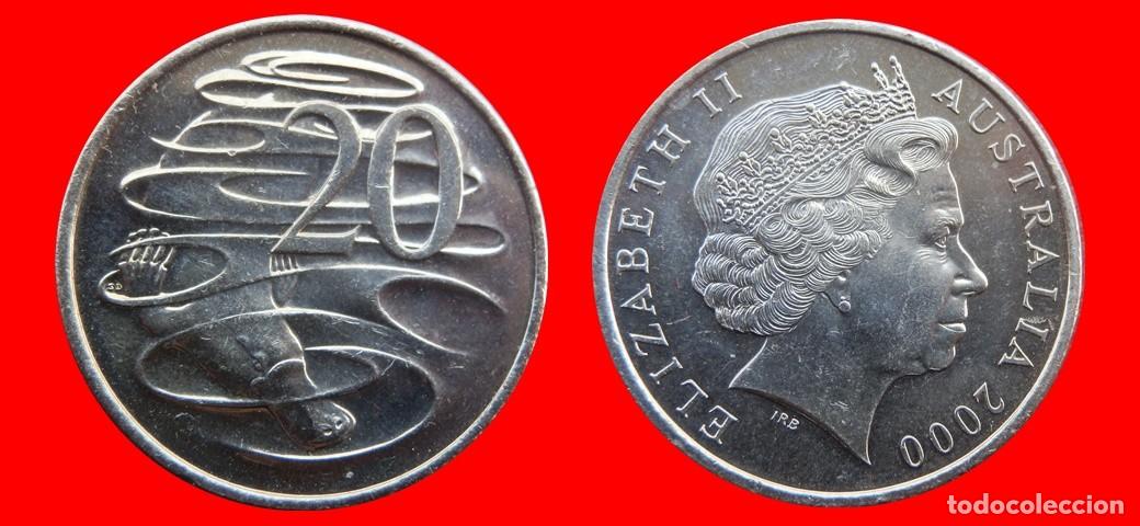 Monedas antiguas de Ocean&iacute;a: 20 CENTAVOS 2000 SIN CIRCULAR AUSTRALIA-9596SC