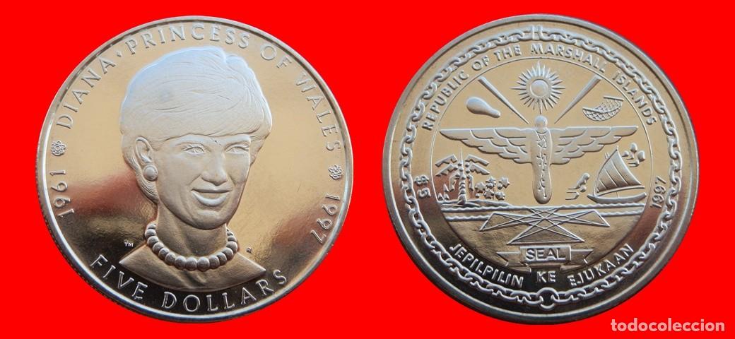 Monedas antiguas de Ocean&iacute;a: 5 DOLARES 1997 SIN CIRCULAR ISLAS MARSHALL-9646SC