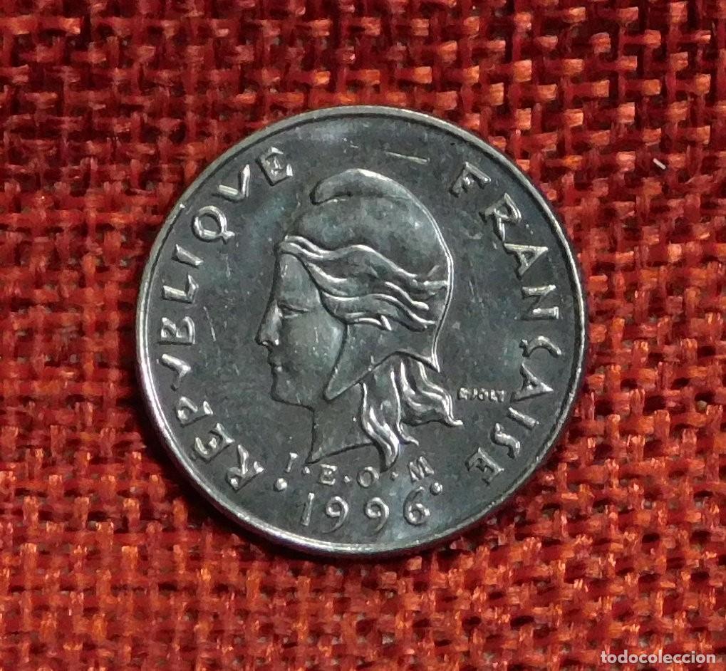 Monedas antiguas de Ocean&iacute;a: Nueva Caledonia - A&ntilde;o 1996 - 10 Francs
