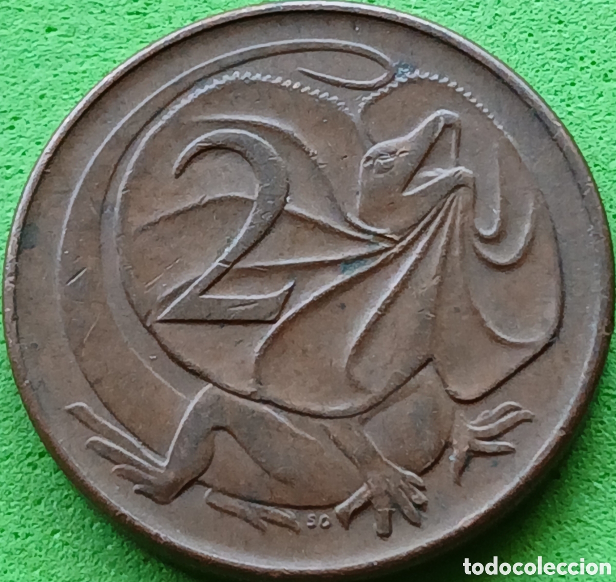 Monedas antiguas de Ocean&iacute;a: Australia 2 cents 1966 km#63