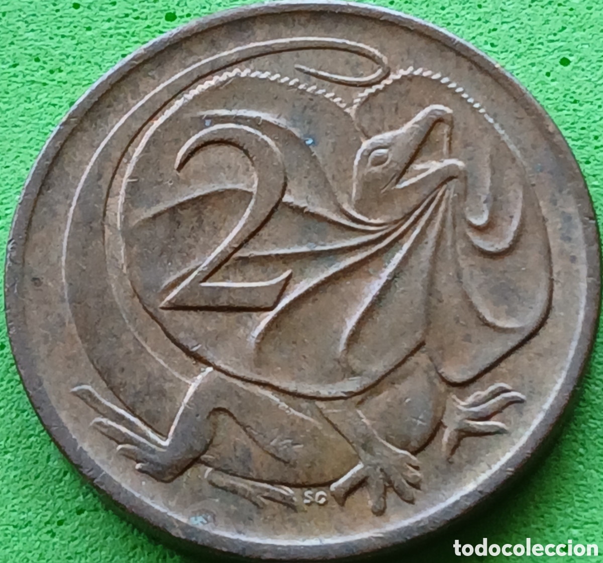 Monedas antiguas de Ocean&iacute;a: Australia 2 cents 1977 km#63