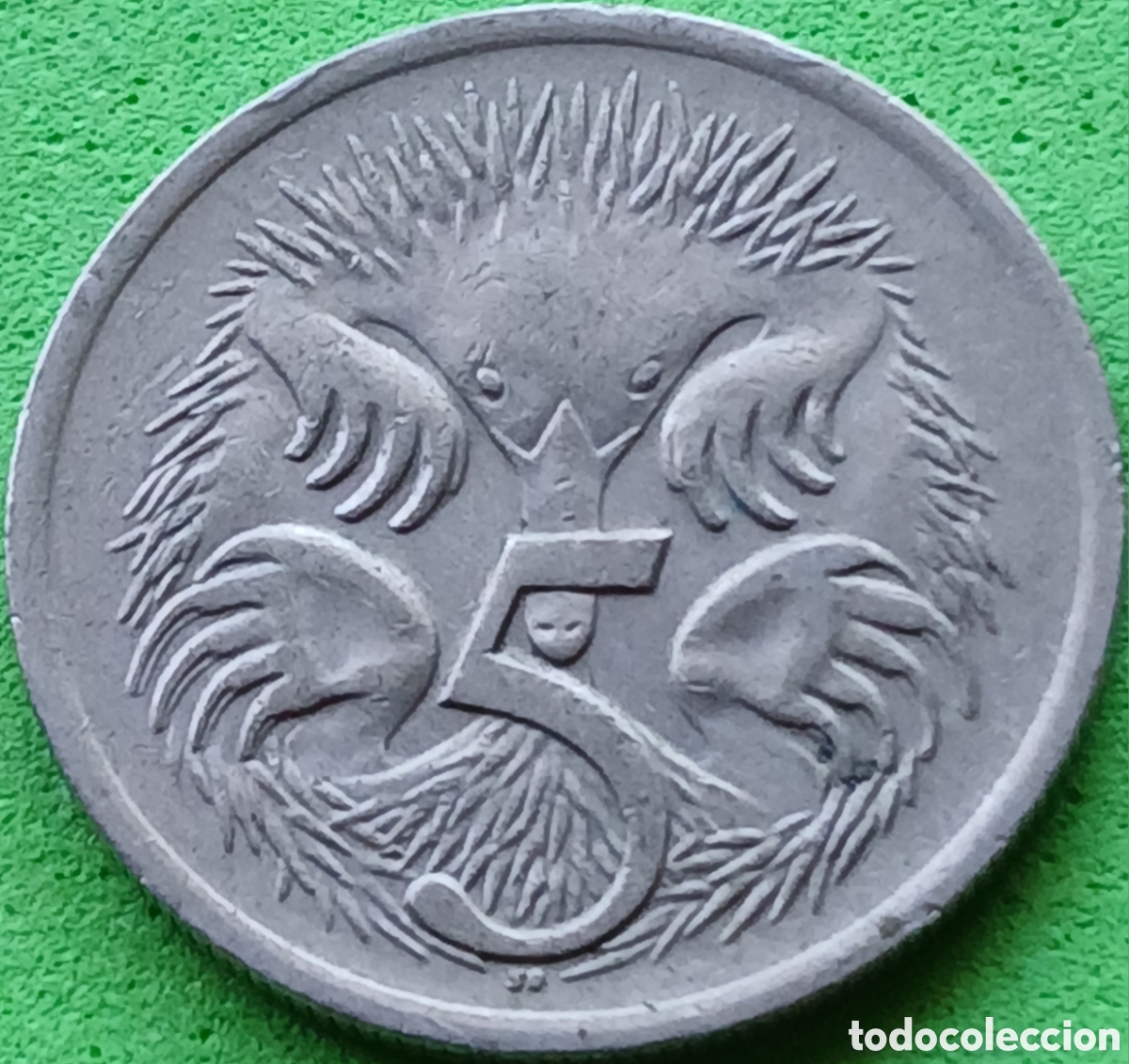 Monedas antiguas de Ocean&iacute;a: Australia 5 cents 1969 km#64