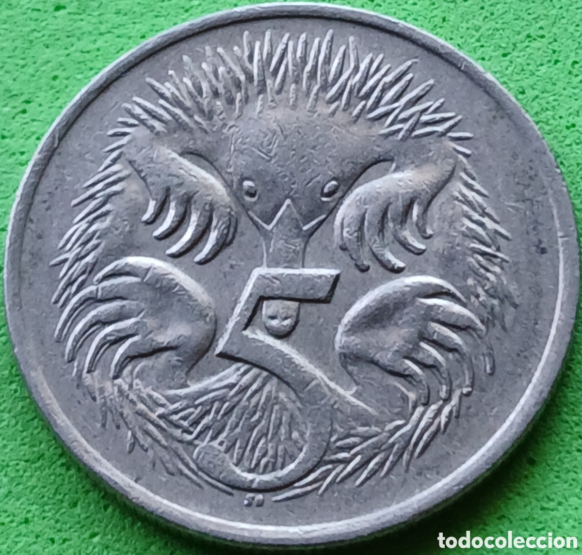 Monedas antiguas de Ocean&iacute;a: Australia 5 cents 1976 km#64