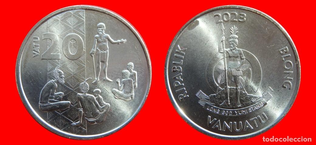 Monedas antiguas de Ocean&iacute;a: 20 VATU 2023 SIN CIRCULAR VANUATU-9061SC