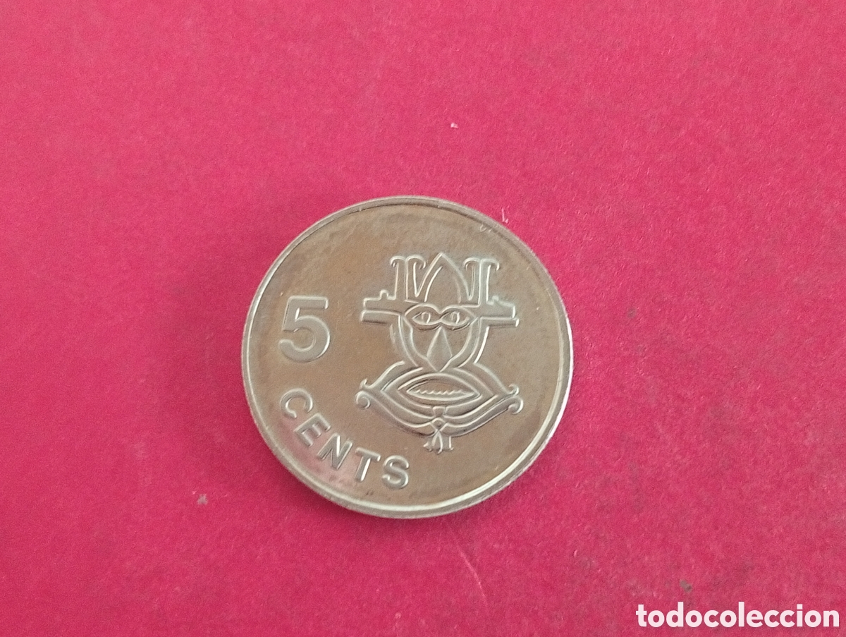 Monedas antiguas de Ocean&iacute;a: 5 cents de Salom&oacute;n 2005