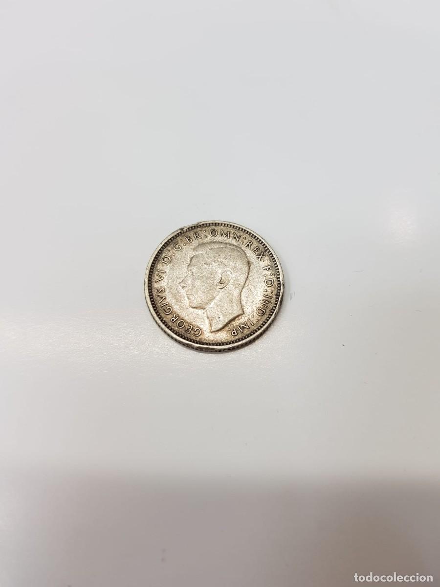 Monedas antiguas de Ocean&iacute;a: AUSTRALIA-6 PENCE-1941-PLATA