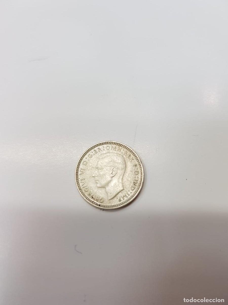 Monedas antiguas de Ocean&iacute;a: AUSTRALIA-3 PENCE-1943-PLATA