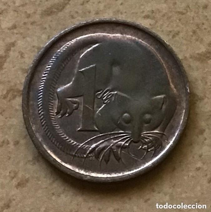 Monedas antiguas de Ocean&iacute;a: 1 centavo de Australia. A&ntilde;o 1981 - Foto 2