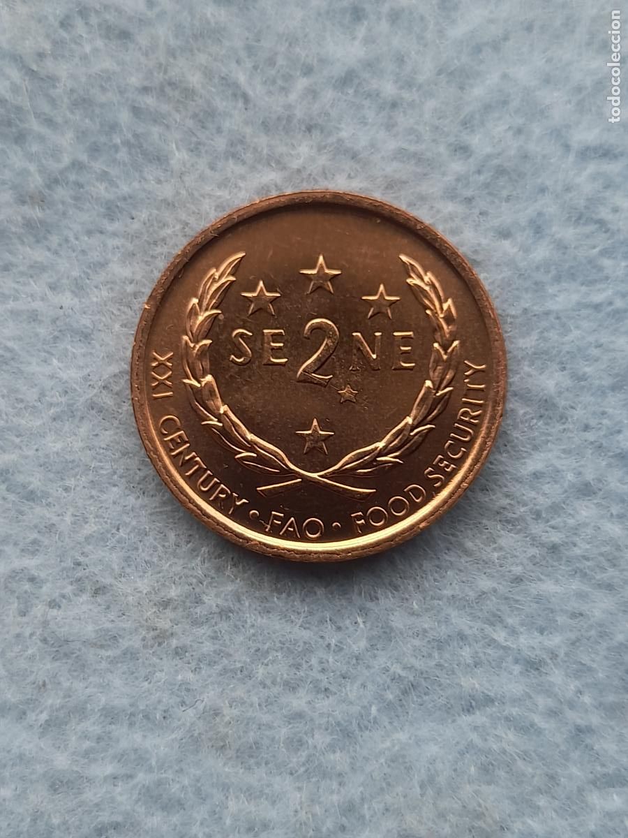 Monedas antiguas de Ocean&iacute;a: Samoa. 2 Sene. A&ntilde;o 2000. Sin circular.