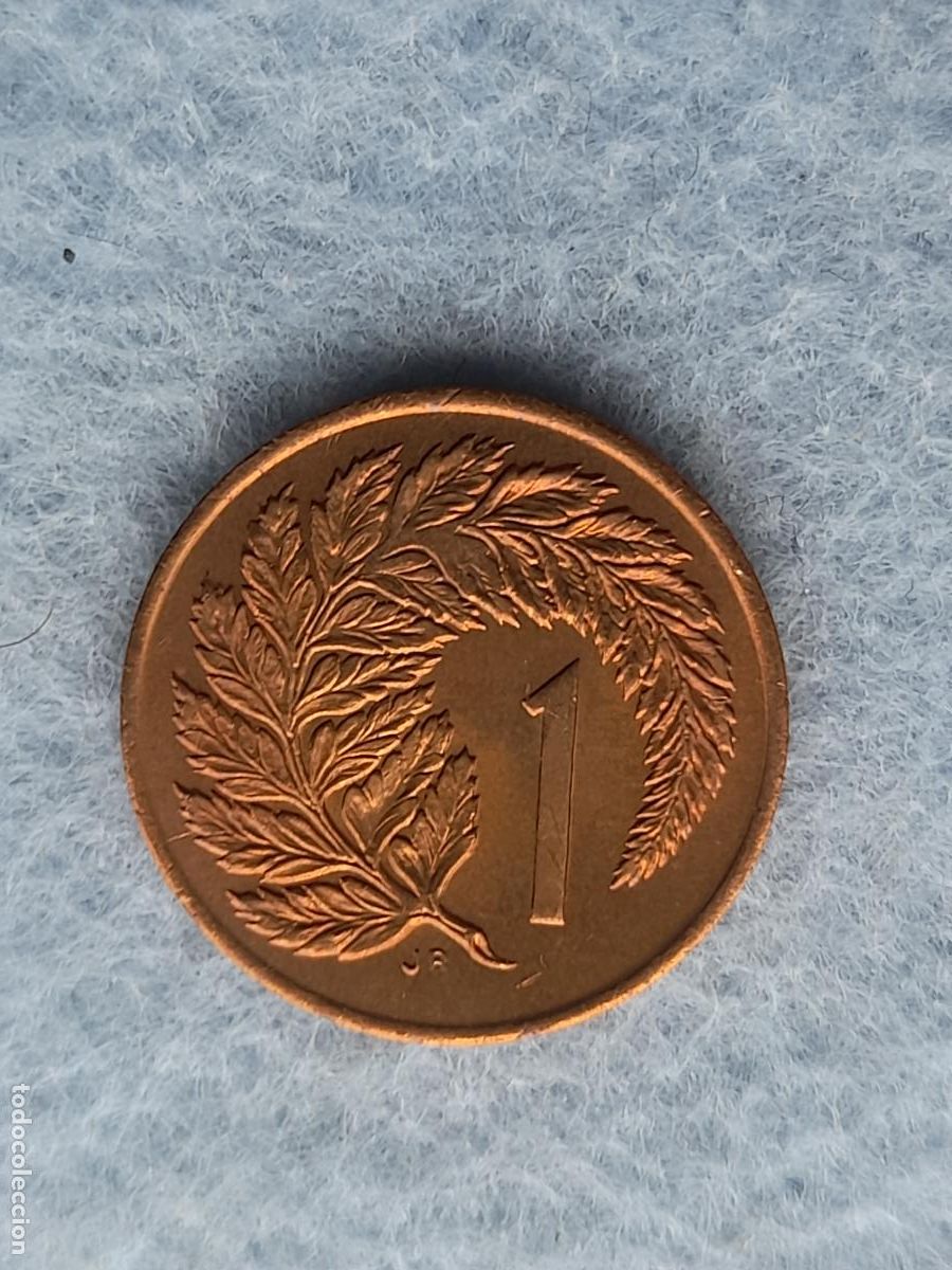 Monedas antiguas de Ocean&iacute;a: Nueva Zelanda. 1 C&eacute;ntimo. A&ntilde;o 1998. Sin circular. - Foto 1