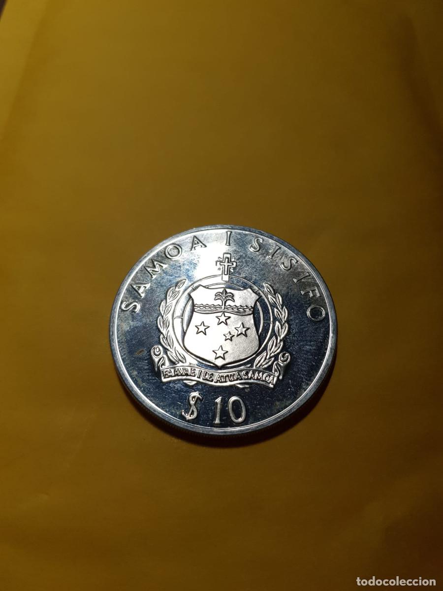 Monedas antiguas de Ocean&iacute;a: SAMOA I SISIFO- 10 DOLARES-1993-PLATA