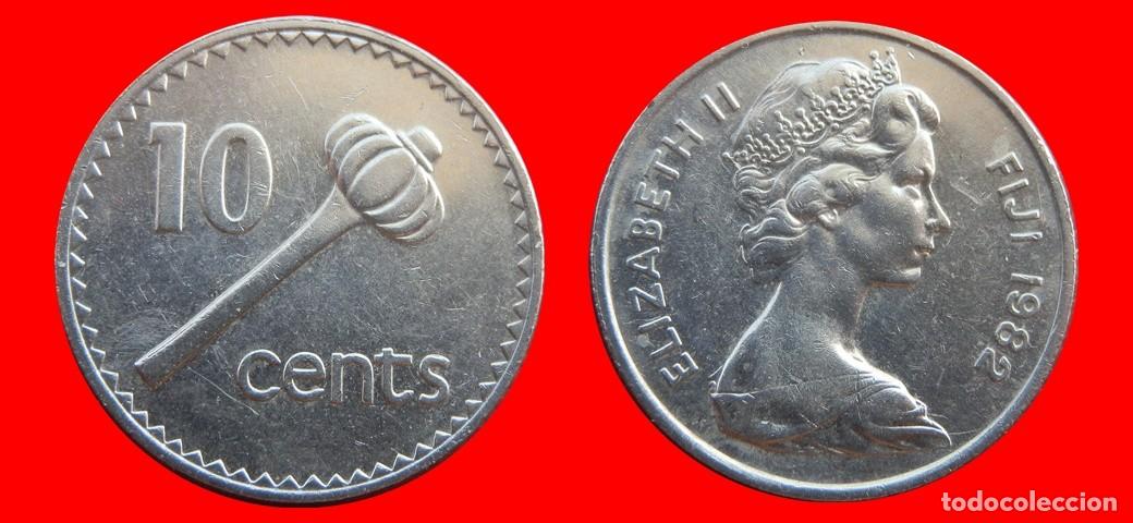 Monedas antiguas de Ocean&iacute;a: 10 CENTAVOS 1982 ISLAS FIJI FIYI-155304