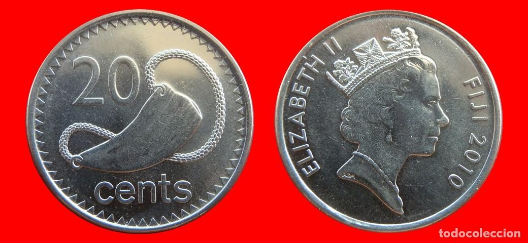 Monedas antiguas de Ocean&iacute;a: 20 CENTAVOS 2010 ISLAS FIJI FIYI-155309