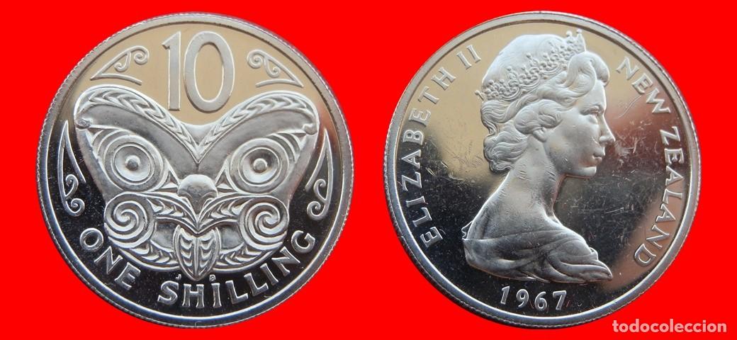 Monedas antiguas de Ocean&iacute;a: 10 CENTAVOS CENTS CENTIMOS 1967 NUEVA ZELANDA-155312