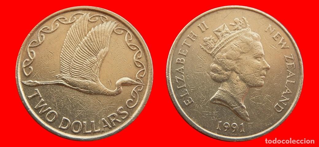 Monedas antiguas de Ocean&iacute;a: 2 DOLARES 1991 NUEVA ZELANDA-155323