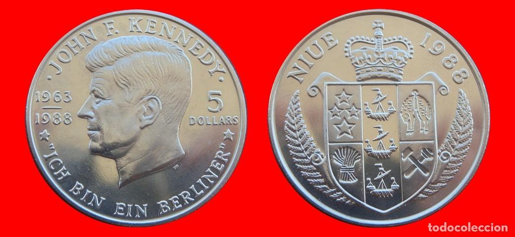 Monedas antiguas de Ocean&iacute;a: 5 DOLARES 1988 SIIN CIRCULAR NIUE-9787SC